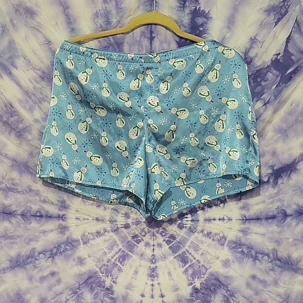 Secret Treasures Women's Snowman Sleep Shorts Size Small